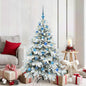 JUNG Vida Künstlicher Weihnachtsbaum mit 150 LEDs Weiß 150 cm PE und PVC