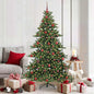 JUNG Vida Künstlicher klappbarer Weihnachtsbaum Grün 180 cm PVC und Stahl