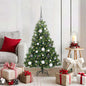 JUNG Vida Künstlicher Weihnachtsbaum mit 150 LEDs Grün 120 cm PE und PVC
