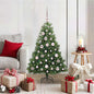 JUNG Vida Künstlicher Weihnachtsbaum mit 150 LEDs Grün 120 cm PE und PVC