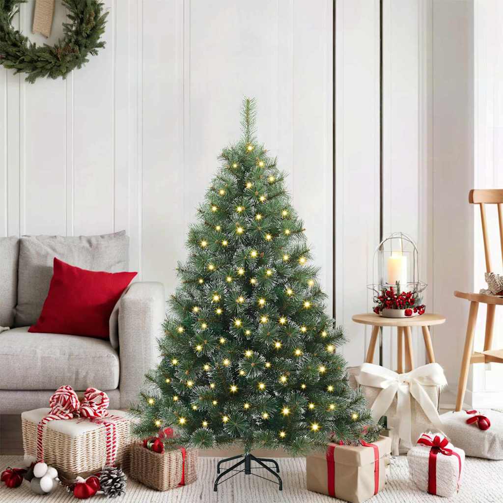 JUNG Vida Künstlicher Weihnachtsbaum mit 150 LEDs Grün 120 cm PE und PVC