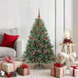 JUNG Vida Künstlicher Weihnachtsbaum mit 150 LEDs Grün 120 cm PE und PVC