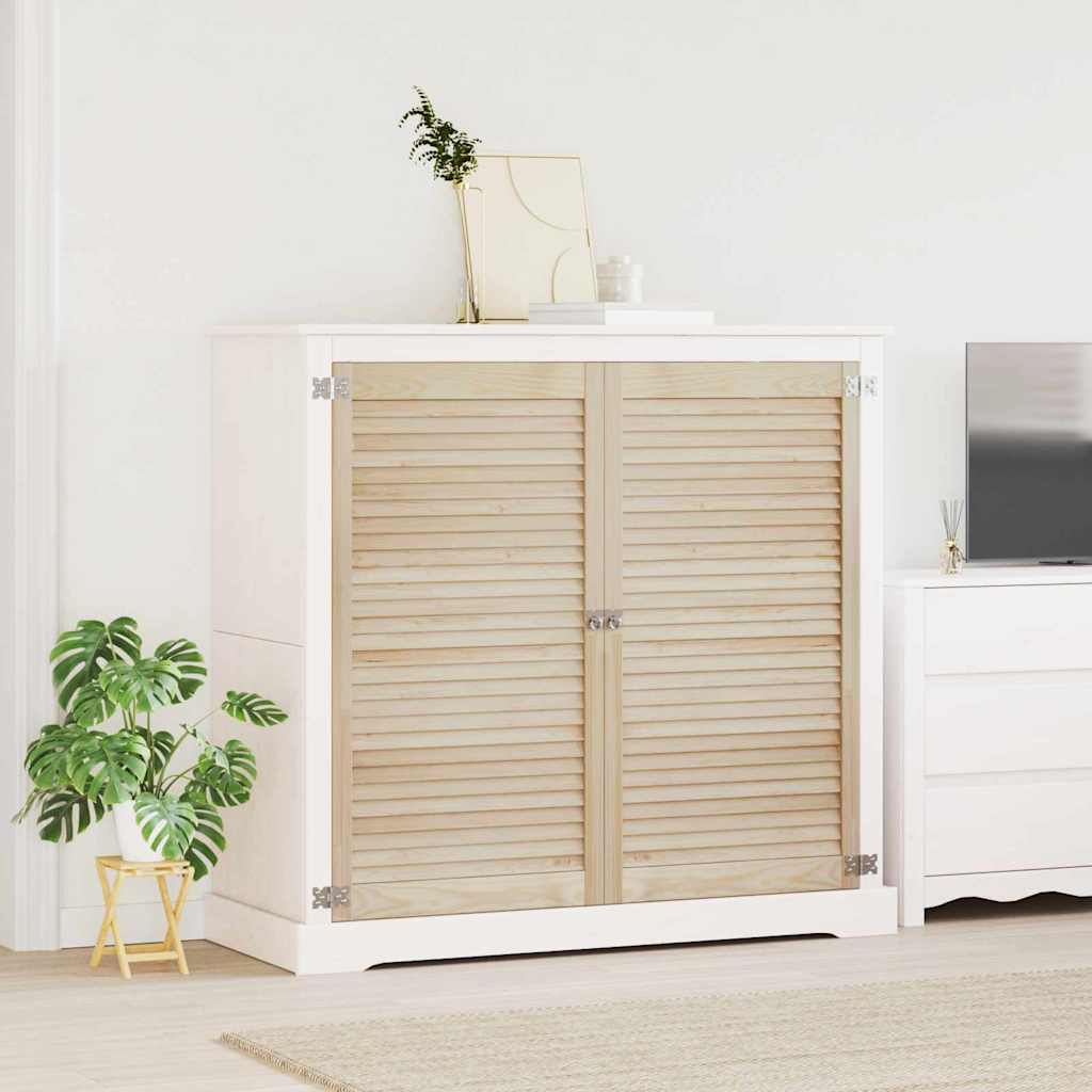 JUNG Vida Schranktür 2 pcs Natur 110 x 2,1 x 59,5 cm Massives Kiefernholz