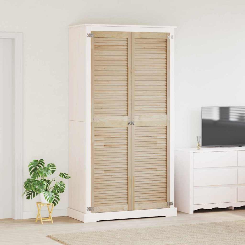 JUNG Vida Schranktür 2 pcs Natur 201 x 2,1 x 49,5 cm Massives Kiefernholz