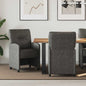 JUNG Vida Esszimmerstühle mit Rollen 2 pcs Schwarz 57 x 67 x 95 cm