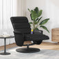 JUNG Vida Massage Relaxsessel Schwarz 71 x 98 x 106 cm Kunstleder