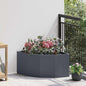 JUNG Vida Eckpflanzer Anthrazit 60 x 60 x 35 cm Stahl