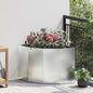 JUNG Vida Eckpflanzer Silber 60 x 60 x 50 cm Verzinkter Stahl