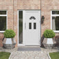 JUNG Vida Pflanzkübel 2 pcs Silber 75 x 75 x 60 cm Edelstahl