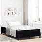 JUNG Vida Boxspringbett mit Matratze Schwarz 120 x 200 cm Stoff