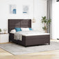 JUNG Vida Boxspringbett mit Matratze Dunkelbraun 160 x 200 cm Stoff