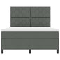 JUNG Vida Boxspringbett mit Matratze Dunkelgrau 160 x 200 cm Stoff