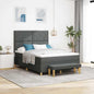JUNG Vida Boxspringbett mit Matratze Dunkelgrau 160 x 200 cm Stoff