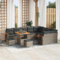 JUNG Vida Gartensofa-set 12 pcs Grau Poly-Rattan