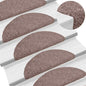JUNG Vida Stufenmatten Selbstklebend 20 Stk. 65x21x4 cm Hellbraun Halbrund Groß
