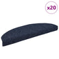 JUNG Vida Stufenmatten Selbstklebend 20 Stk. 65x21x4 cm Blau Halbrund Groß