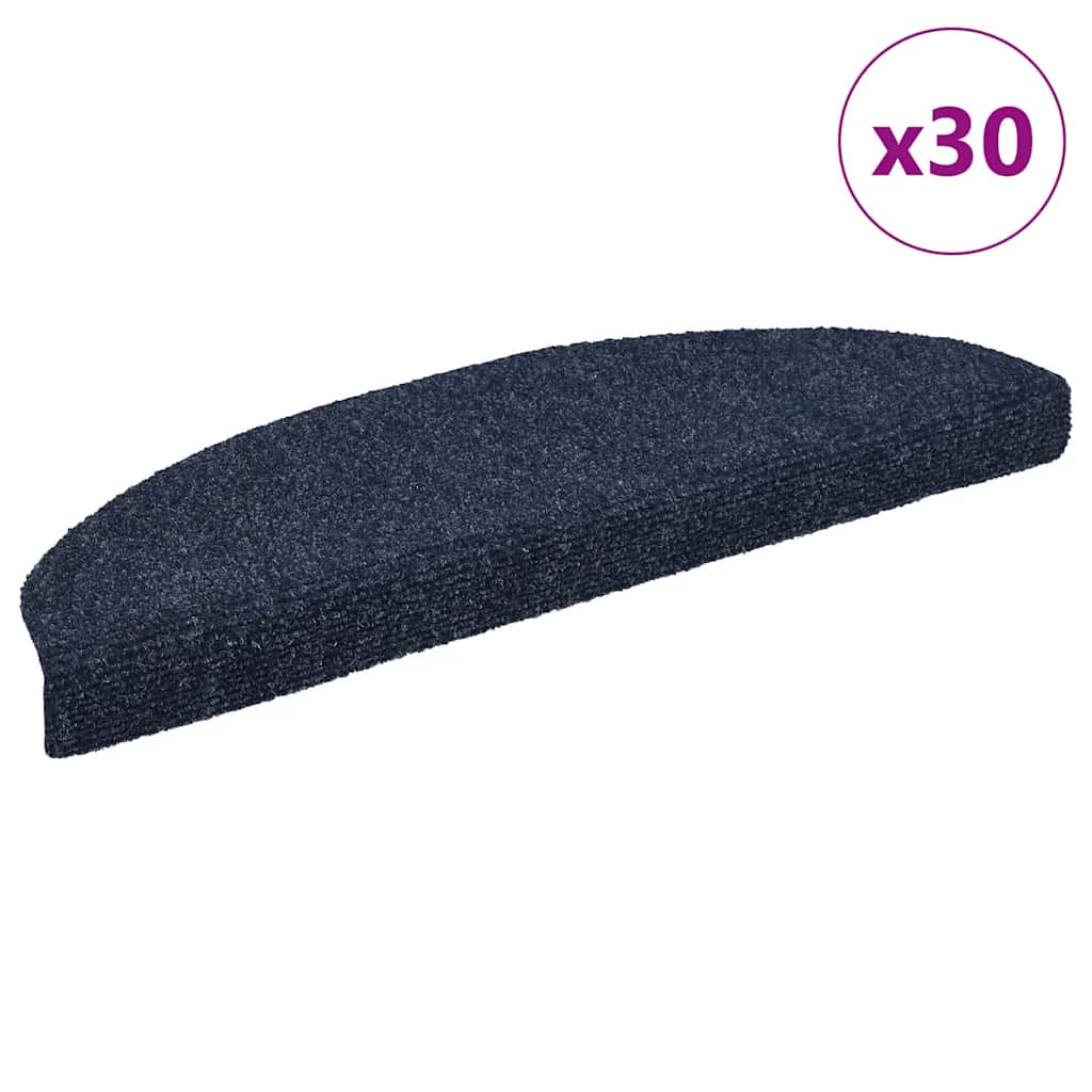 JUNG Vida Stufenmatten Selbstklebend 30 Stk. 65x21x4 cm Blau Halbrund Groß