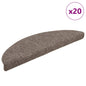 JUNG Vida Stufenmatten Selbstklebend 20 Stk. 56x17x3 cm Beige Halbrund