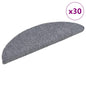 JUNG Vida Stufenmatten Selbstklebend 30 Stk. 56x17x3 cm Hellgrau Halbrund