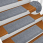 JUNG Vida Stufenmatten Selbstklebend 30 Stk. 65x21x4 cm Hellgrau Rechteckiger Rand
