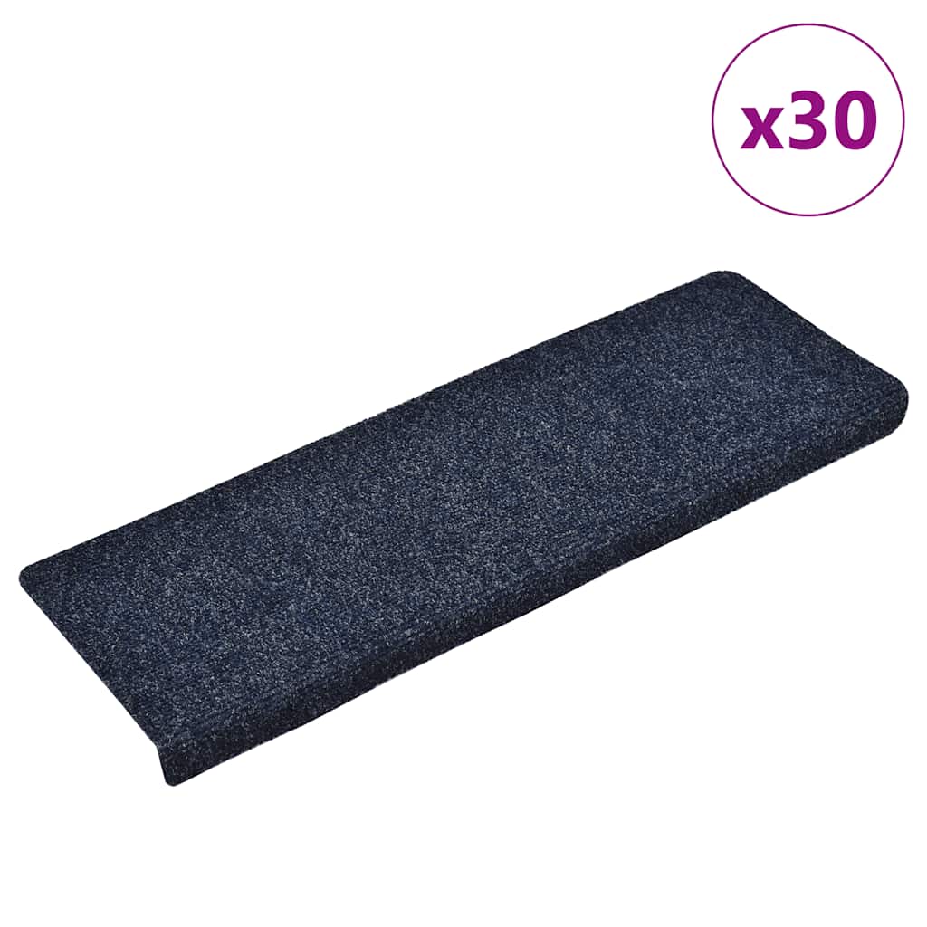 JUNG Vida Stufenmatten Selbstklebend 30 Stk. 65x21x4 cm Blau Rechteckiger Rand