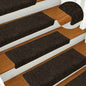 JUNG Vida Stufenmatten Selbstklebend 30 Stk. 65x21x4 cm Dunkelbraun Rechteckiger Rand
