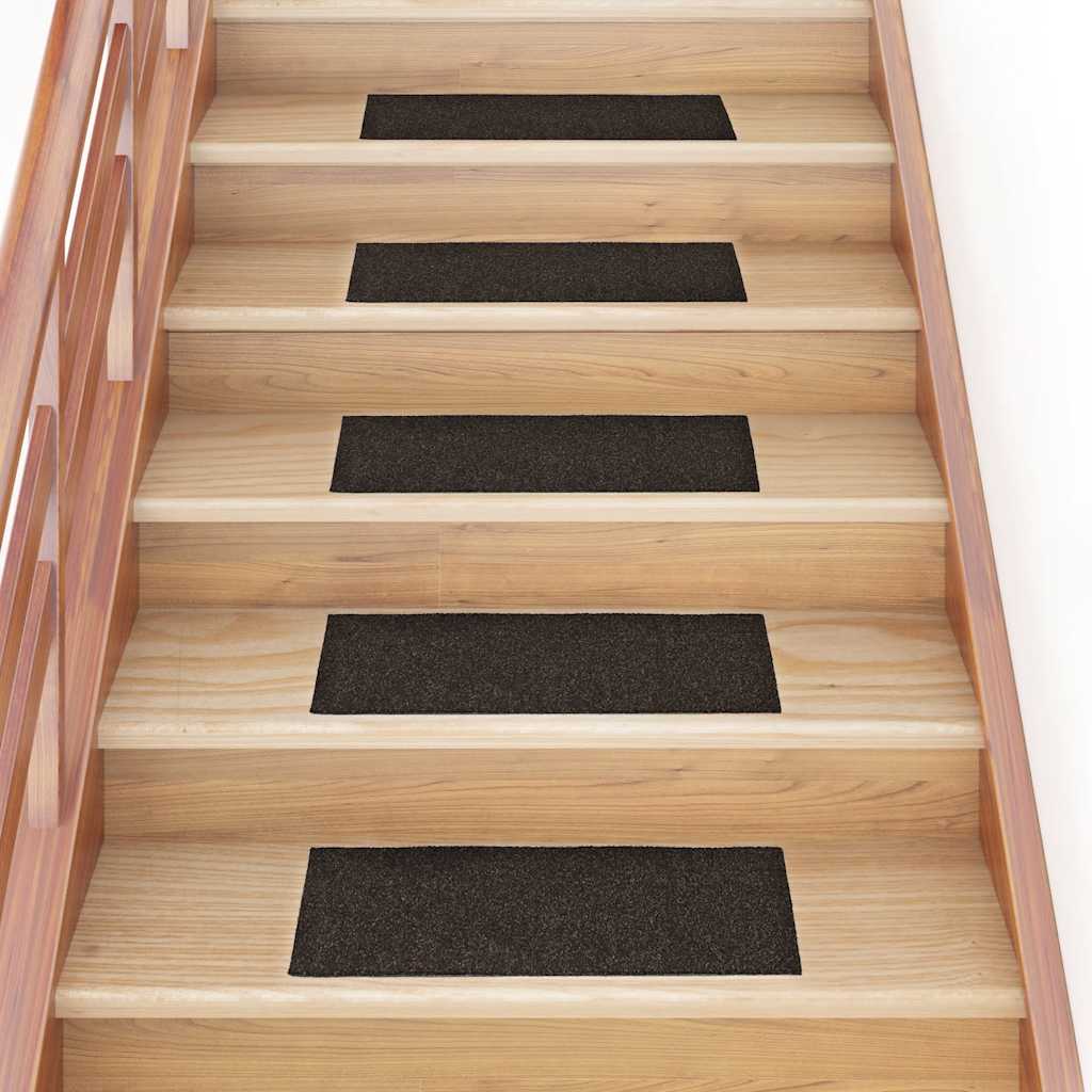 JUNG Vida Stufenmatten Selbstklebend 30 Stk. 60x25 cm Dunkelbraun Rechteckig
