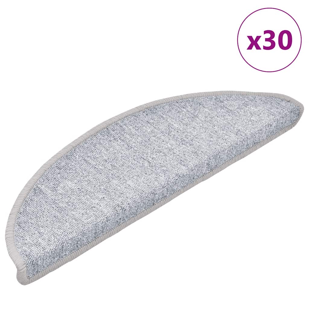 JUNG Vida Stufenmatten 30 Stk. 56x17x3 cm Hellgrau Halbrund