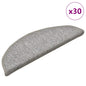 JUNG Vida Stufenmatten 30 Stk. 56x17x3 cm Hellgrau Halbrund