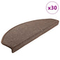 JUNG Vida Stufenmatten 30 Stk. 65x24x4 cm Kaffeebraun Halbrund Groß