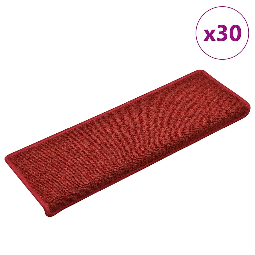 JUNG Vida Stufenmatten 30 Stk. 65x21x4 cm Rot Rechteckiger Rand