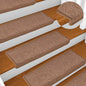 JUNG Vida Stufenmatten 30 Stk. 65x21x4 cm Braun Rechteckiger Rand