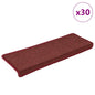JUNG Vida Stufenmatten 30 Stk. 65x21x4 cm Bordeaux Rechteckiger Rand