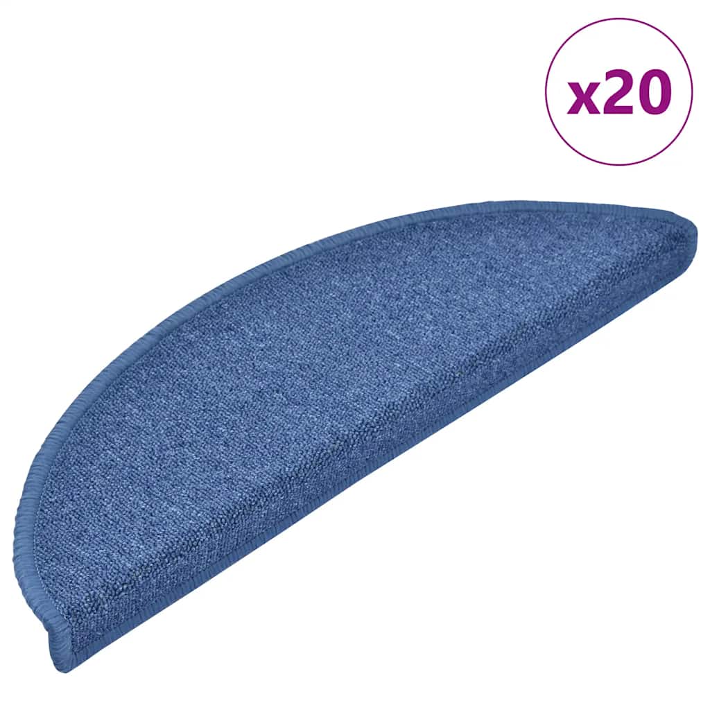 JUNG Vida Stufenmatten 20 Stk. 56x17x3 cm Blau Halbrund
