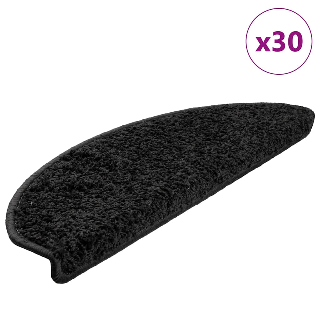 JUNG Vida Stufenmatten 30 Stk. 65x21x4 cm Schwarz Halbrund Groß