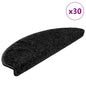 JUNG Vida Stufenmatten 30 Stk. 65x21x4 cm Schwarz Halbrund Groß