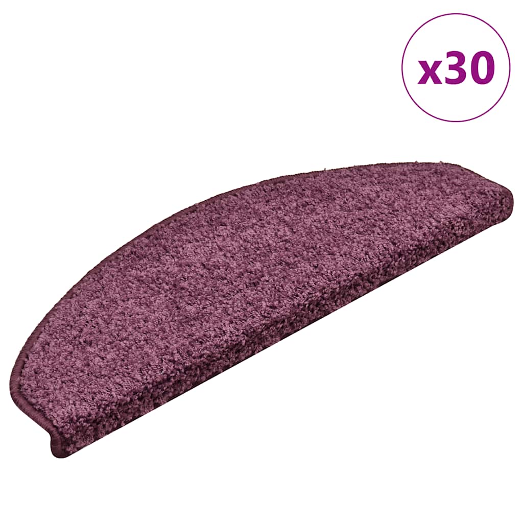 JUNG Vida Stufenmatten 30 Stk. 65x21x4 cm Dunkelviolett Halbrund Groß