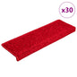 JUNG Vida Stufenmatten 30 Stk. 65x21x4 cm Rot Rechteckiger Rand
