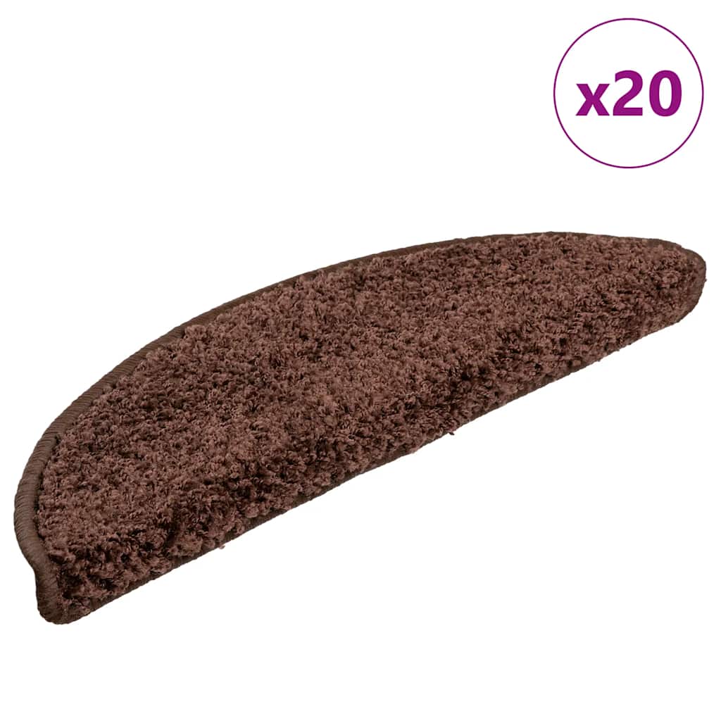JUNG Vida Stufenmatten 20 Stk. 56x17x3 cm Braun Halbrund