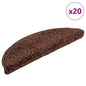 JUNG Vida Stufenmatten 20 Stk. 56x17x3 cm Braun Halbrund