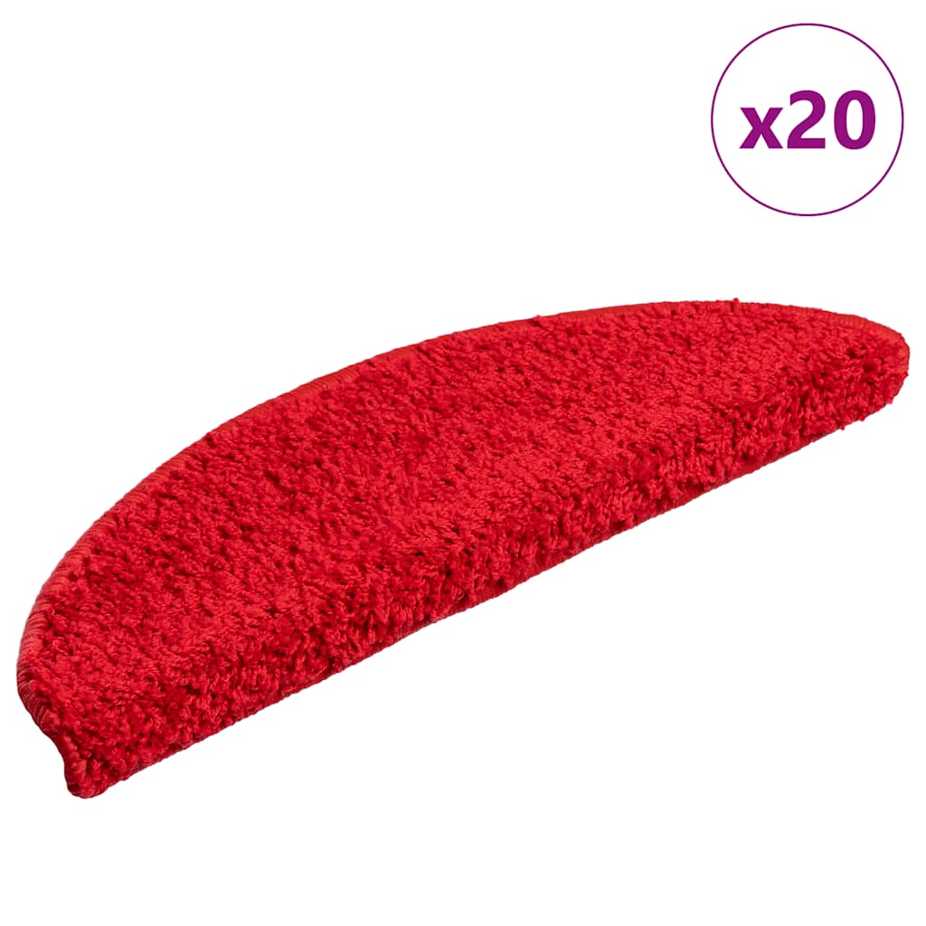 JUNG Vida Stufenmatten 20 Stk. 56x17x3 cm Rot Halbrund