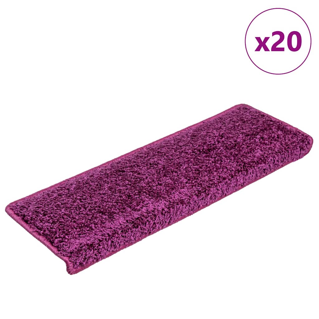 JUNG Vida Stufenmatten 20 Stk. 65x21x4 cm Violett Rechteckiger Rand