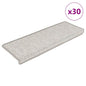 JUNG Vida Stufenmatten Selbstklebend Sisal-Optik 30Stk. 65x21x4cm Platina