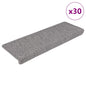 JUNG Vida Stufenmatten Selbstklebend Sisal-Optik 30Stk. 65x21x4cm Silbern