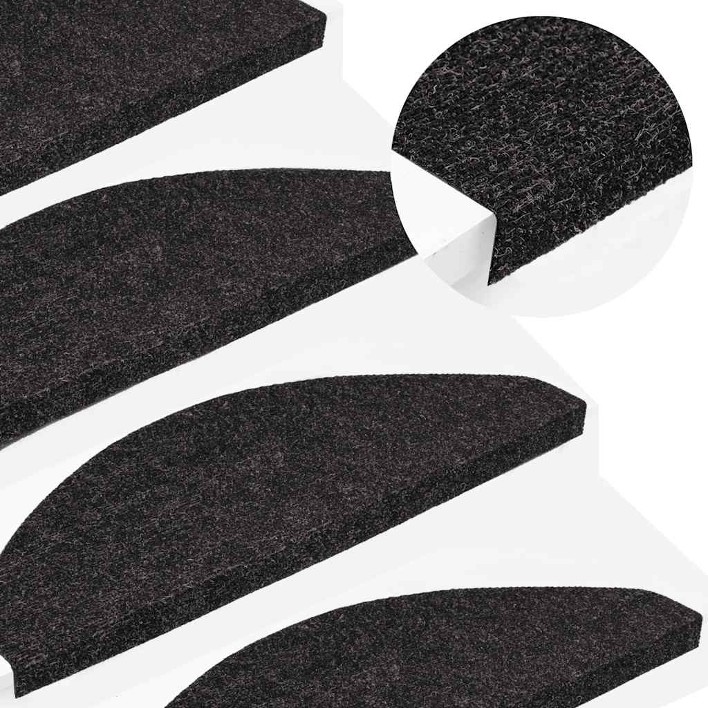 JUNG Vida Stufenmatten Selbstklebend 30 Stk. Anthrazit 65x22,5x3,5 cm
