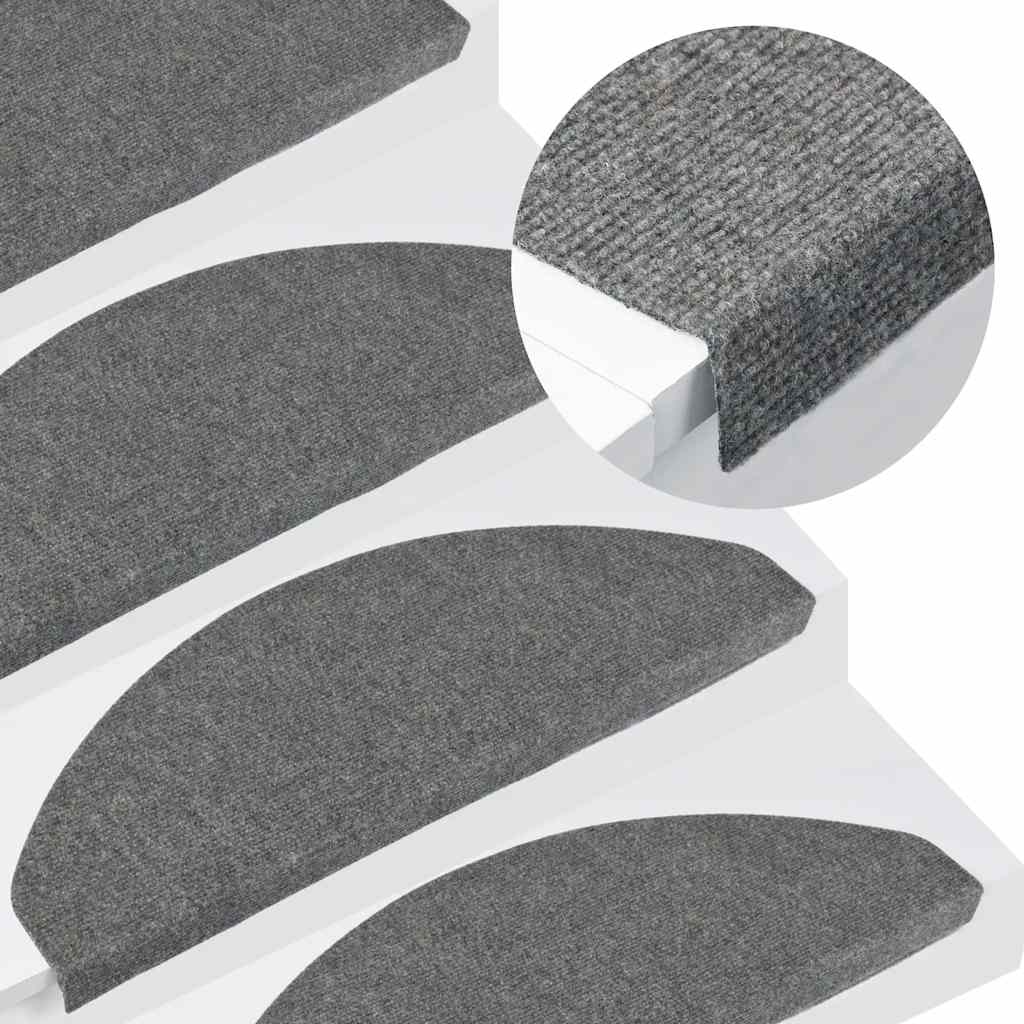 JUNG Vida Stufenmatten Selbstklebend 20 Stk. Grau 65x22,5x3,5 cm