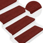 JUNG Vida Stufenmatten Selbstklebend 30 Stk. Rot 65x24,5x3,5 cm
