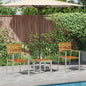 JUNG Vida Garten Essgruppe 3 pcs Braun Massivholz Teak
