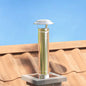 JUNG Vida Regenabdeckung Schornstein Silber 20 x 20 x 18 cm Edelstahl