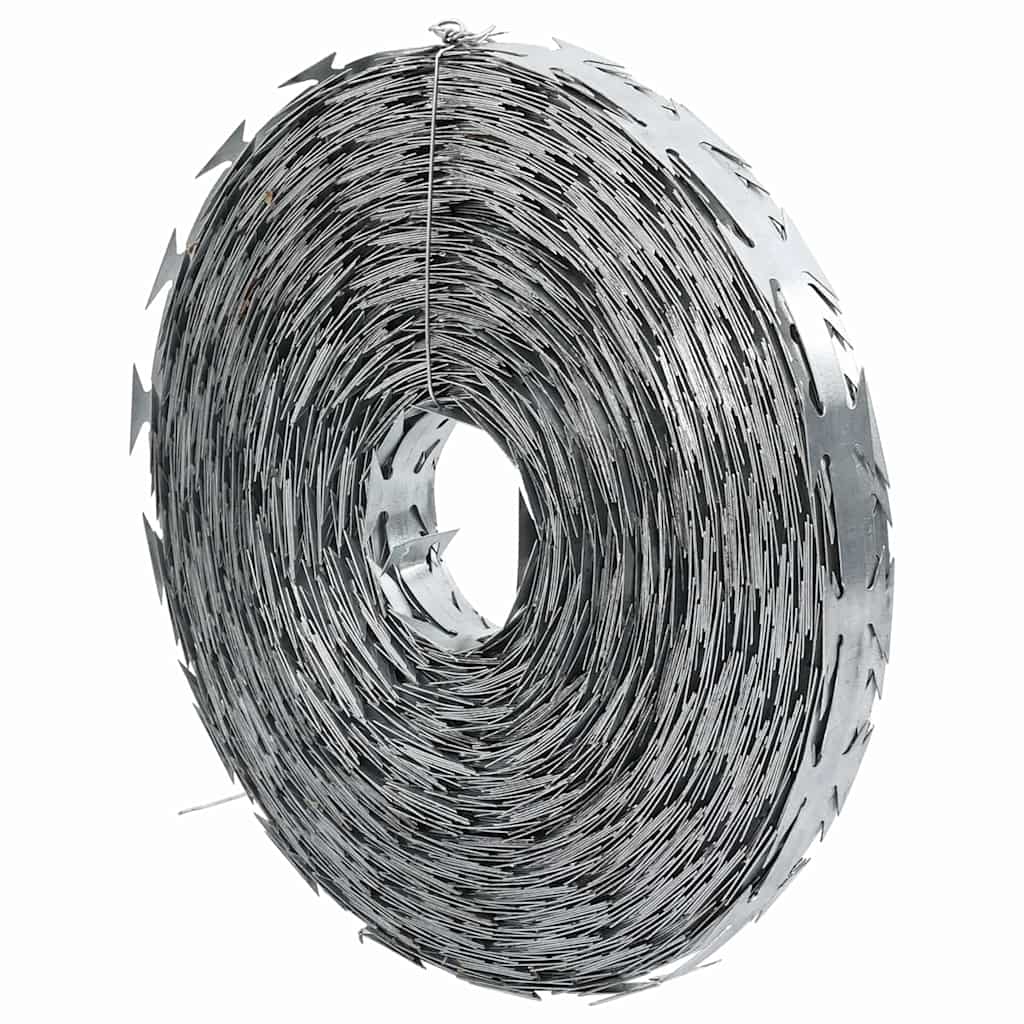 JUNG Vida Rasierdraht Silber 5000 x 1,9 cm Verzinkter Stahl
